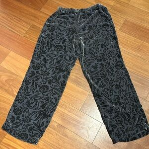Victoria’s Secret Silk and Velvet Pajama Pants